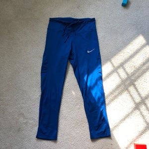 Blue Nike Leggings
